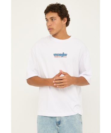 Wrangler Old West Boxcar Tee White