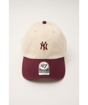 47 Brand Base Runner Two-Tone ’47 Clean Up Cap NY Yankees Natural/Dark Maroon