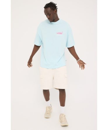Wndrr Represent Heavy Weight Tee Baby Blue