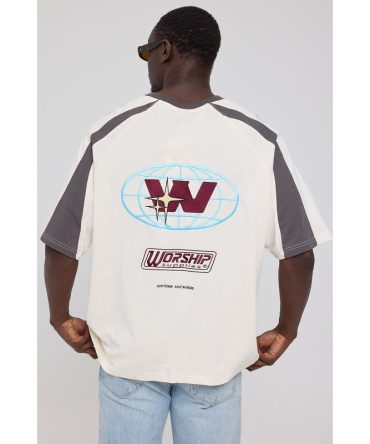 Worship Anytime Oversize Raglan Tee Zine