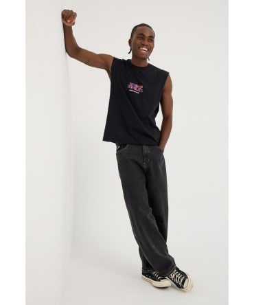 Worship Avoidance Muscle Tee Washed Black