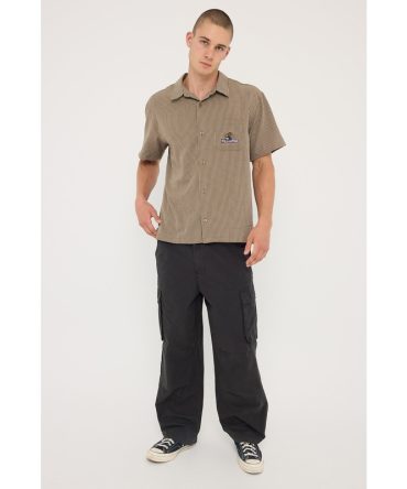 Worship Orion Cotton Cargo Pant Worn Black