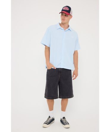 Xlarge Baggy Bull Denim 91 Short Washed Black