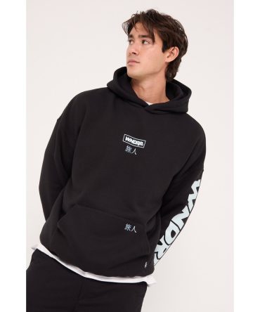 Wndrr Shodo Hood Sweat Black