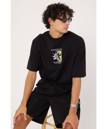 Wrangler Sunflip Boxcar Tee Black