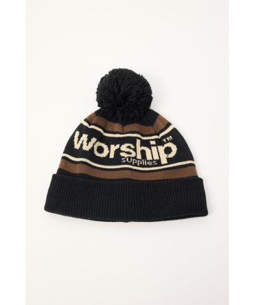 Worship Harry Stripe Beanie Black