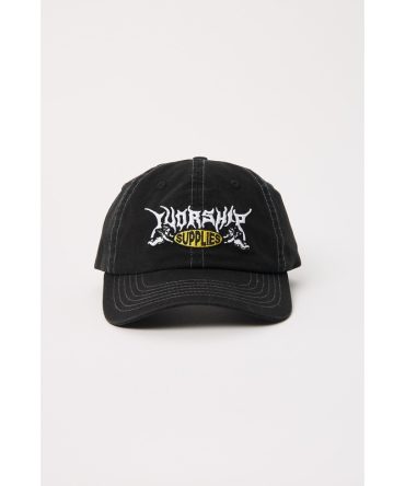 Worship Messenger 6 Panel Hat Black