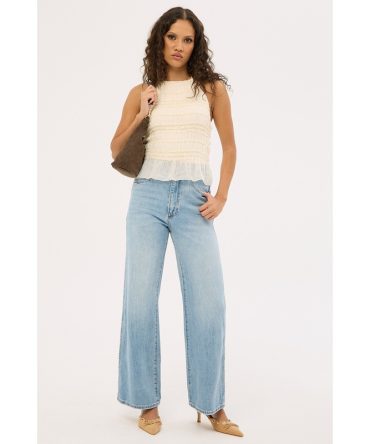 Wrangler Hi Bells Petite Jean Infinite Sky
