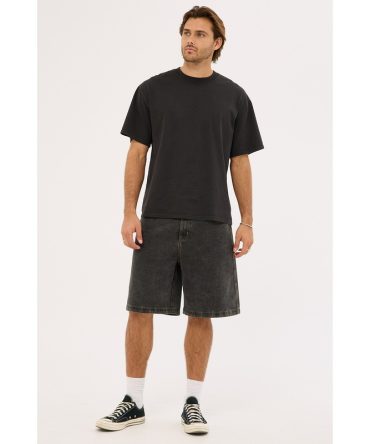 Xlarge Spray Bull Denim 91 Short Washed Black