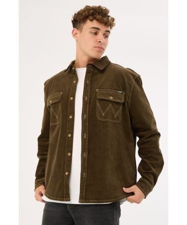 Wrangler Trade Shacket Dark Forest
