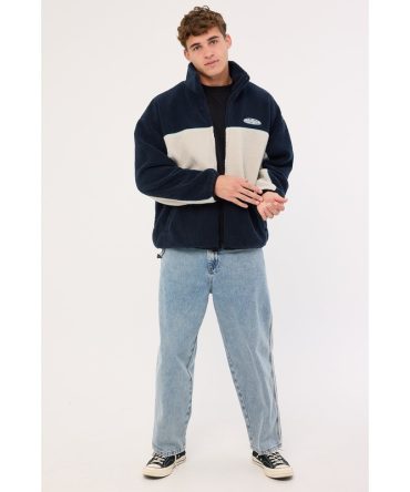 Worship Clipper Sherpa Jacket Blue