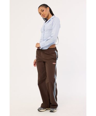 Worship Major League Track Pant Chocolate