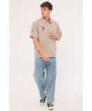Worship Worship Big Baggy Denim Short Dirty Mid Blue