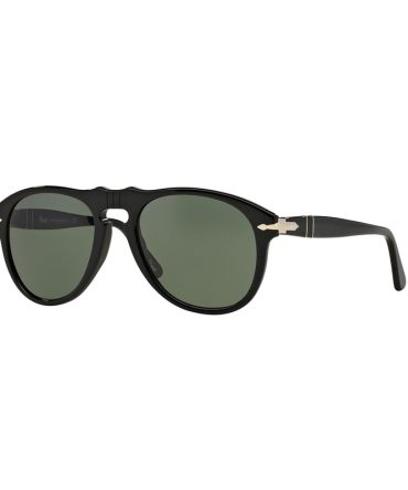 PO0649 95/31 (56) BLACK/GREEN LENS