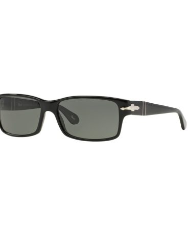 PO2803S 95/58 (58) BLACK/POLARISED  GREEN LENS