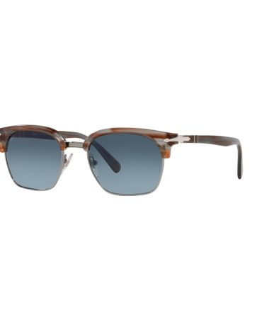 PO3199S 1137Q8 STRIPED GREY/BLUE LENSES