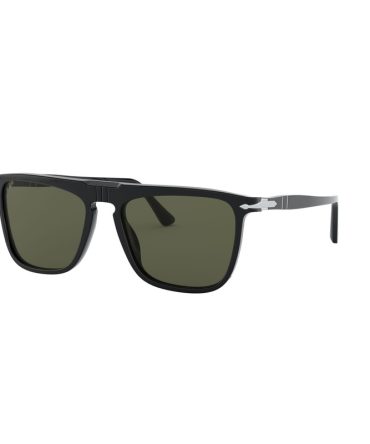PO3225S 95/58 (56)  BLACK/GREEN POLARISED LENS