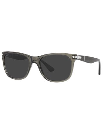 PO3291S 110348 TRANSPARENT TAUPE/GREY POLARISED  BLACK LENS