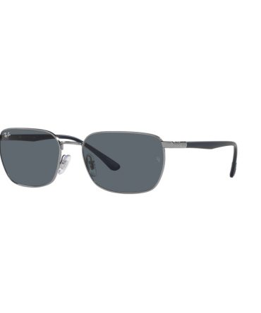 RB3684 004/R5 (58) GUNMETAL /BLUE LENS