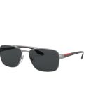 Square wire 407504 carbon/grey polarised
