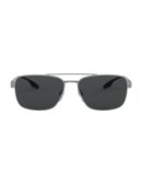 Square wire 407504 carbon/grey polarised