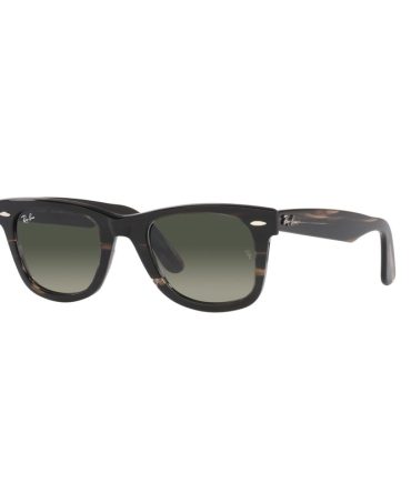 RB2140 136071 STRIPED GREY/GRADIENT GREY LENS