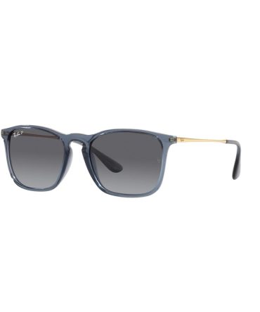 RB4187 6592T3 TRANS BLUE/POLARISED GREY LENS