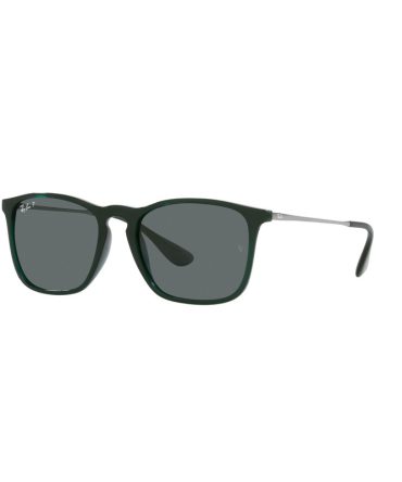 RB4187 666381 TRANSPARENT GREEN/POLARISED GREY LENS