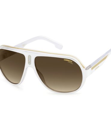 Speedway p9u crystal white gold/brown gradient lens