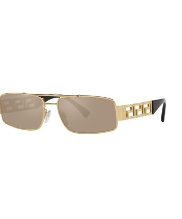 VE2257 10025A GOLD/BROWN MIRROR LENS