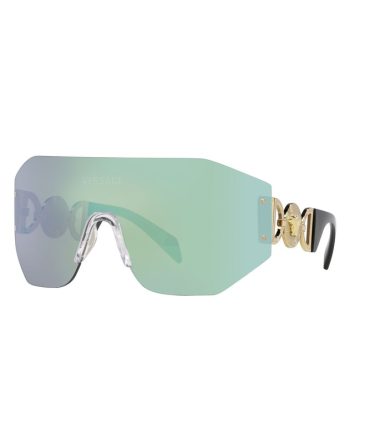 VE2258 1002MA SHIELD GOLD/BLUE MIRROR LENS