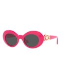 WD004/CLR Unisex Plastic Medium Square Frame w/ Bamboo Temples and Clear Lens