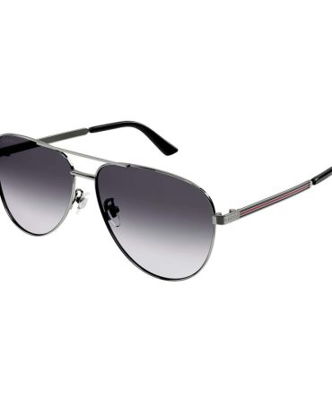 GG1233SA 003 RUTHENIUM/BLUE LENS