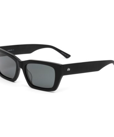 OUTER LIMITS MATTE BLACK/IRON GREY POLARISED LENS