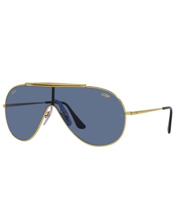 RB3597 925480 WINGS GOLD/DARK BLUE LENS