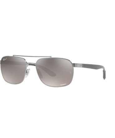 RB3701 004/5J (59) GUNMETAL/POLARISED GREY LENS