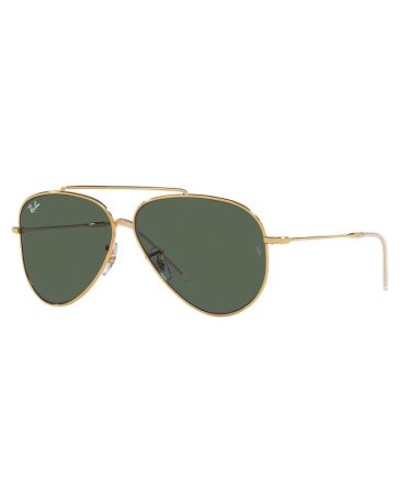 RBR0101S 001/VR (59) AVIATOR REVERSE ARISTA/DARK GREEN LENS