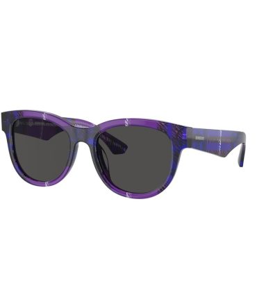 BE4432U 411387 check violet/grey lens sunglasses