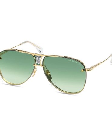 Decade Two DRX-2082-L Gld Clr Yellow Gold/Green Lens