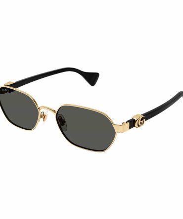 GG1593S 001 gold black/green lens