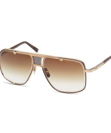Mach Five DRX-2087-I Brushed White Gold/Brown Gradient Lens