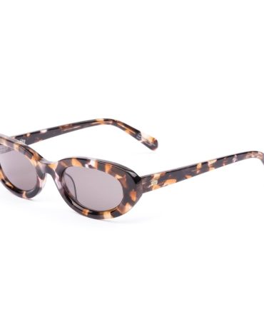Lourdes pebble tortoise/grey lens