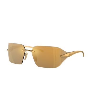 SPRA55S 15N01t satin yellow gold/brown lens