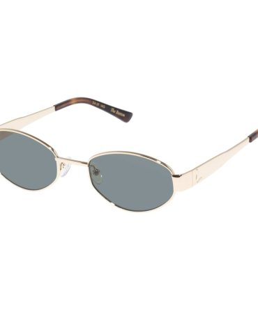 The Boston 2431800 shiny gold/green mono polarised lens