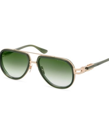 Vastik  DTS441-A-03 white gold crystal black moss/green gradient lens