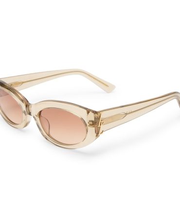 The Juliet 2431804 crystal latte/graduated brown polarised lens