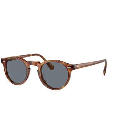 0OV5217S 1483R8  Gregory Peck (47) matte light brown/indigo photochromatic