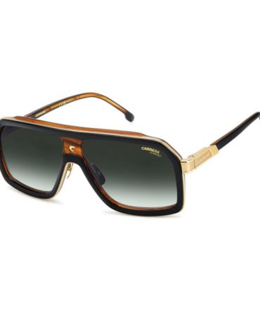 CARRERA 1053/S /TI 37N/9K black horn/green gradient lens