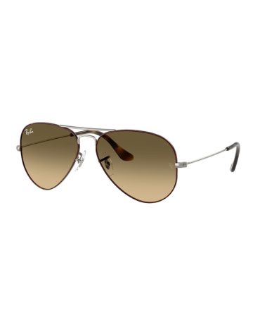 RB3025 92700A (58) havana gunmetal w/brown vintage gradient black lens