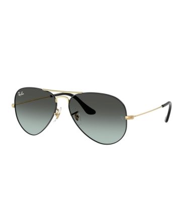 RB3025 9271GK (62)  black arista/blue vintage gradient black lens